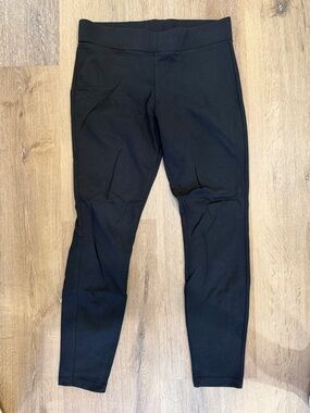 American Giant Black Ponte Leggings with High Waist